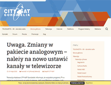 Tablet Screenshot of citysat.com.pl
